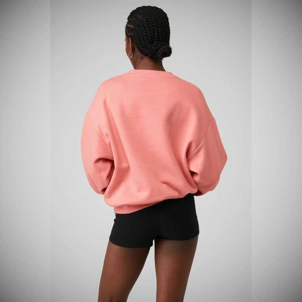 Pullover Alo Yoga Accolade Crew Neck Mujer Rosas | MX-05CMAP