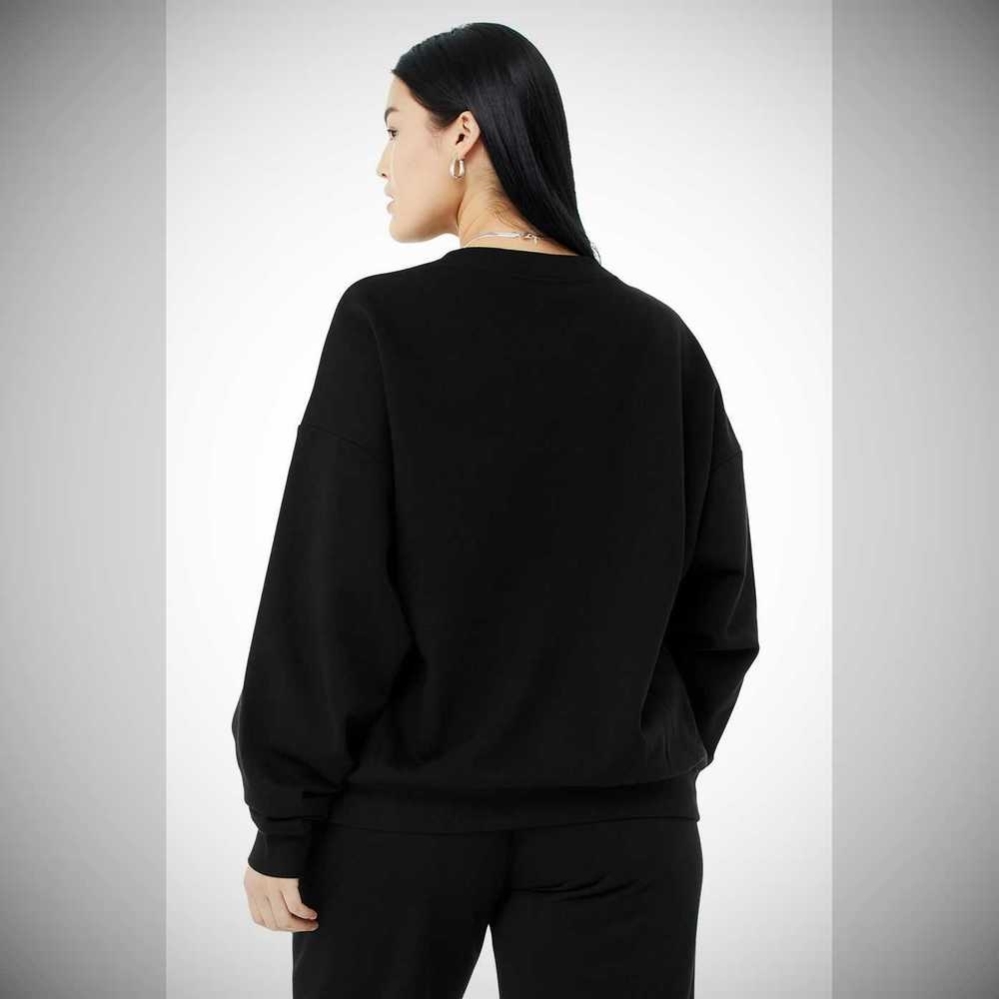 Pullover Alo Yoga Accolade Crew Neck Mujer Negros | MX-28ZGVJ