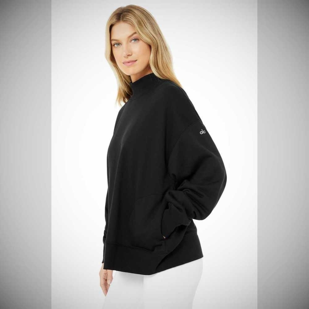 Pullover Alo Yoga Refresh Mujer Negros | MX-50KWBX