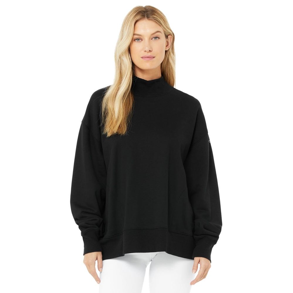 Pullover Alo Yoga Refresh Mujer Negros | MX-50KWBX