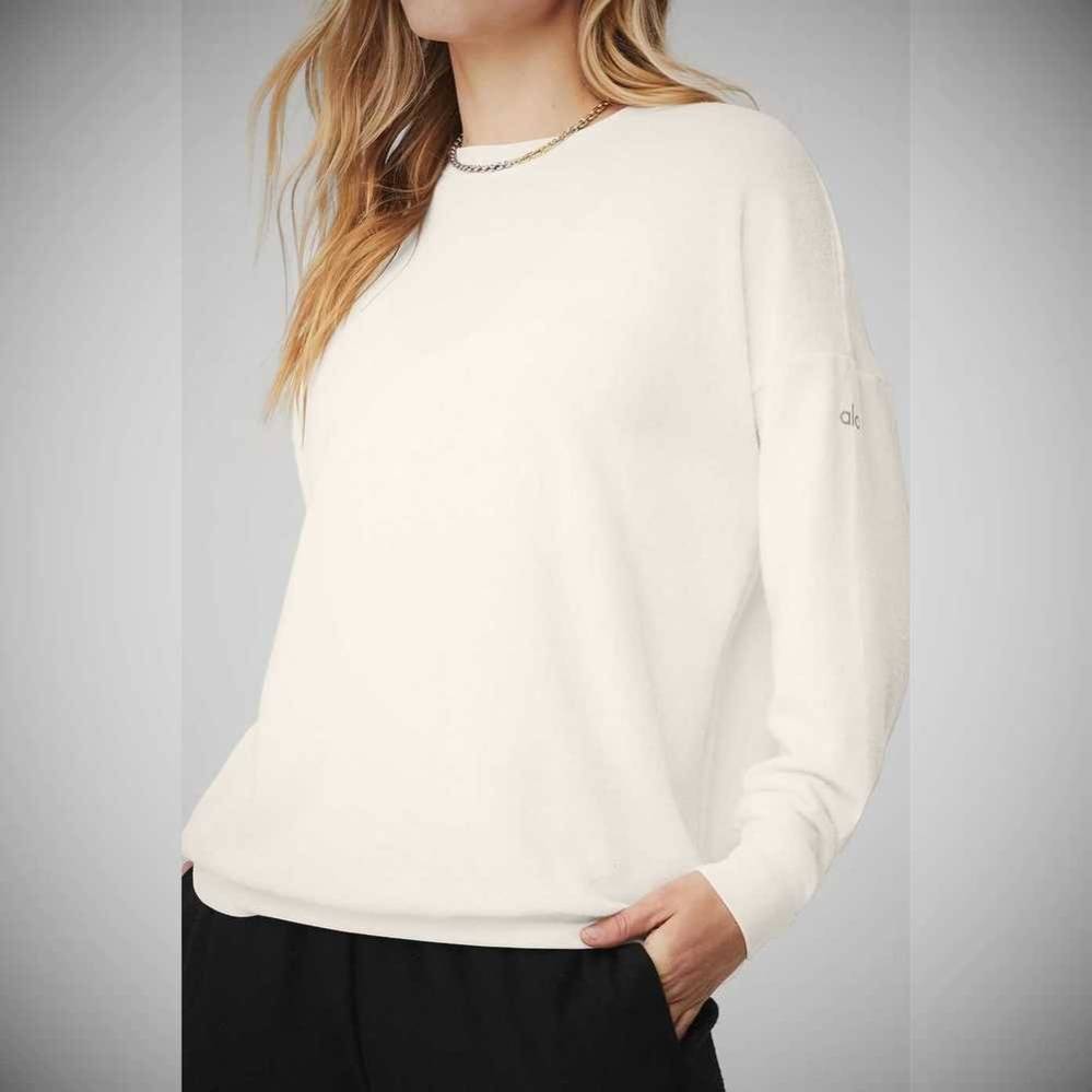 Pullover Alo Yoga Soho Mujer Blancos | MX-57SLCW