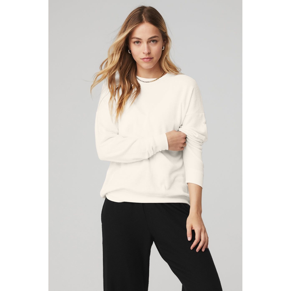 Pullover Alo Yoga Soho Mujer Blancos | MX-57SLCW