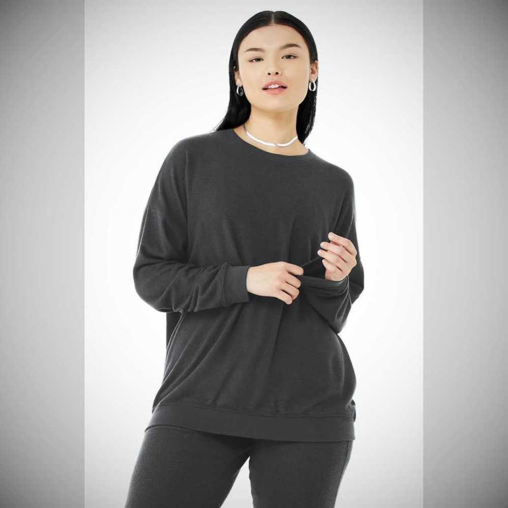 Pullover Alo Yoga Soho Mujer Grises | MX-06UOCD