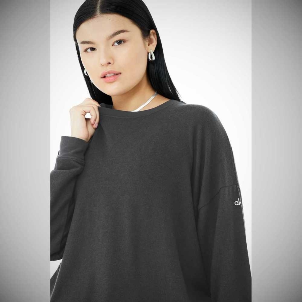 Pullover Alo Yoga Soho Mujer Grises | MX-06UOCD