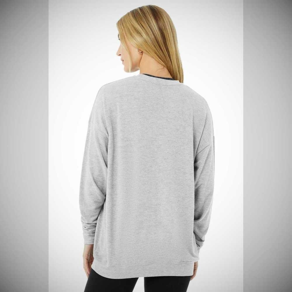 Pullover Alo Yoga Soho Mujer Grises | MX-20FQAI