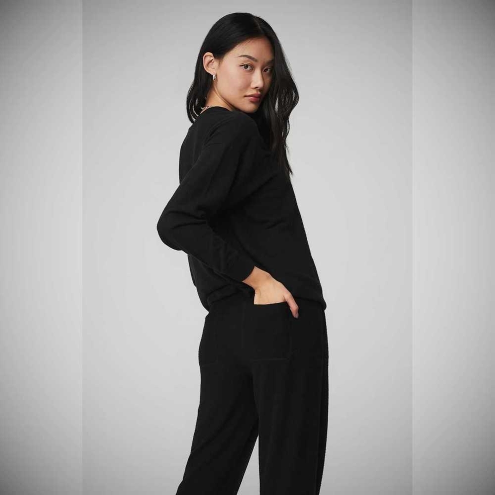 Pullover Alo Yoga Soho Mujer Negros | MX-73VOHP