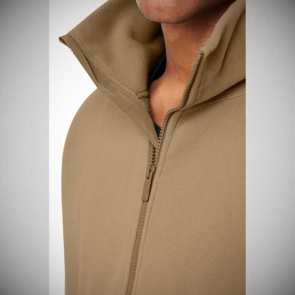 Ropa De Abrigo Alo Yoga 1/2 Zip Mammoth Polar Hombre Marrom | MX-75PVHA