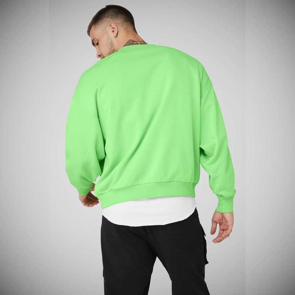 Ropa De Abrigo Alo Yoga Accolade Crew Neck Hombre Verdes | MX-27VUAW