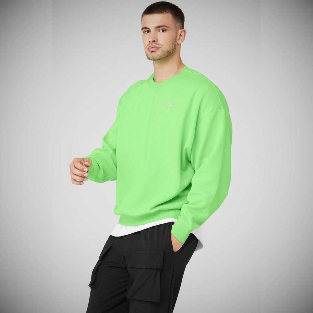 Ropa De Abrigo Alo Yoga Accolade Crew Neck Hombre Verdes | MX-27VUAW