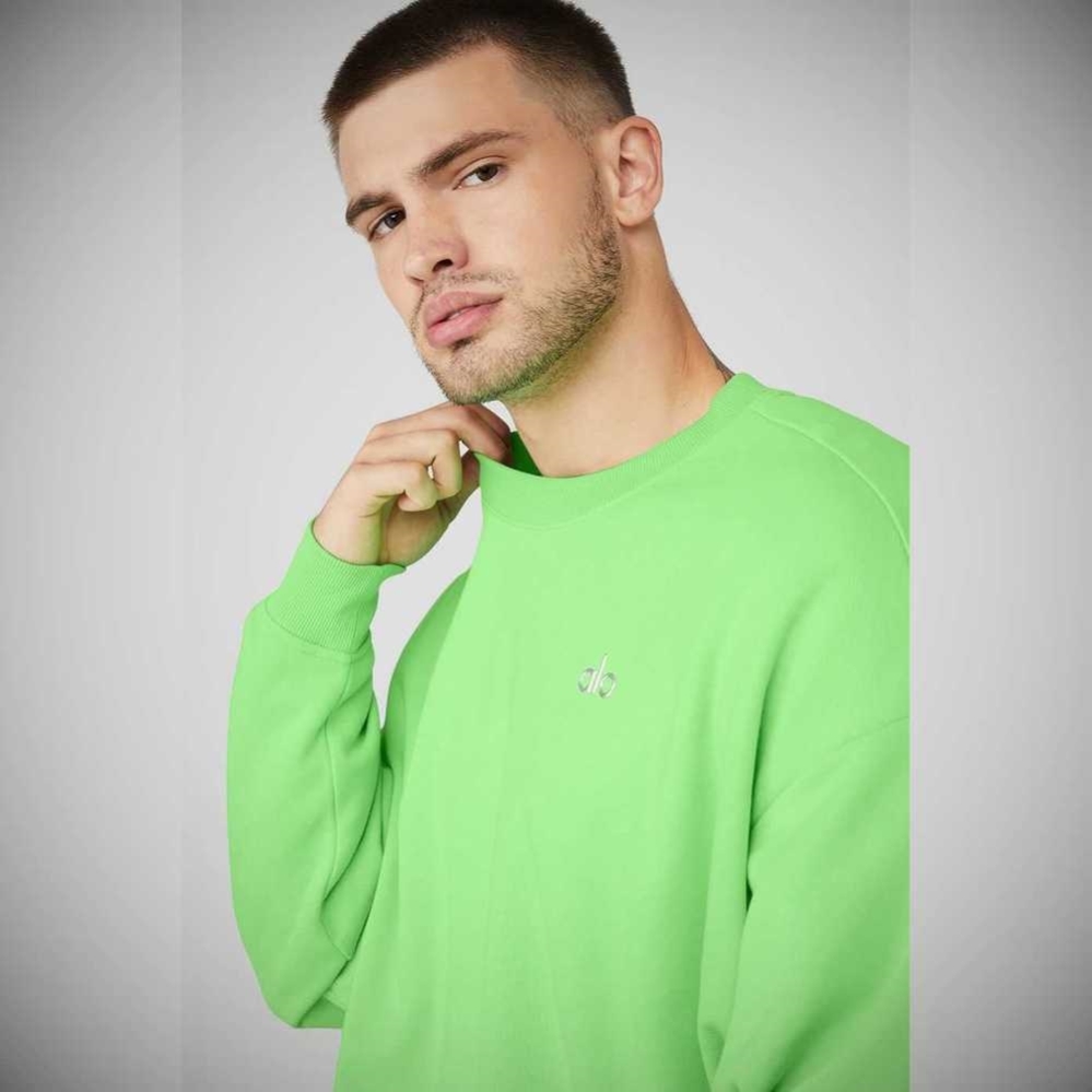 Ropa De Abrigo Alo Yoga Accolade Crew Neck Hombre Verdes | MX-27VUAW