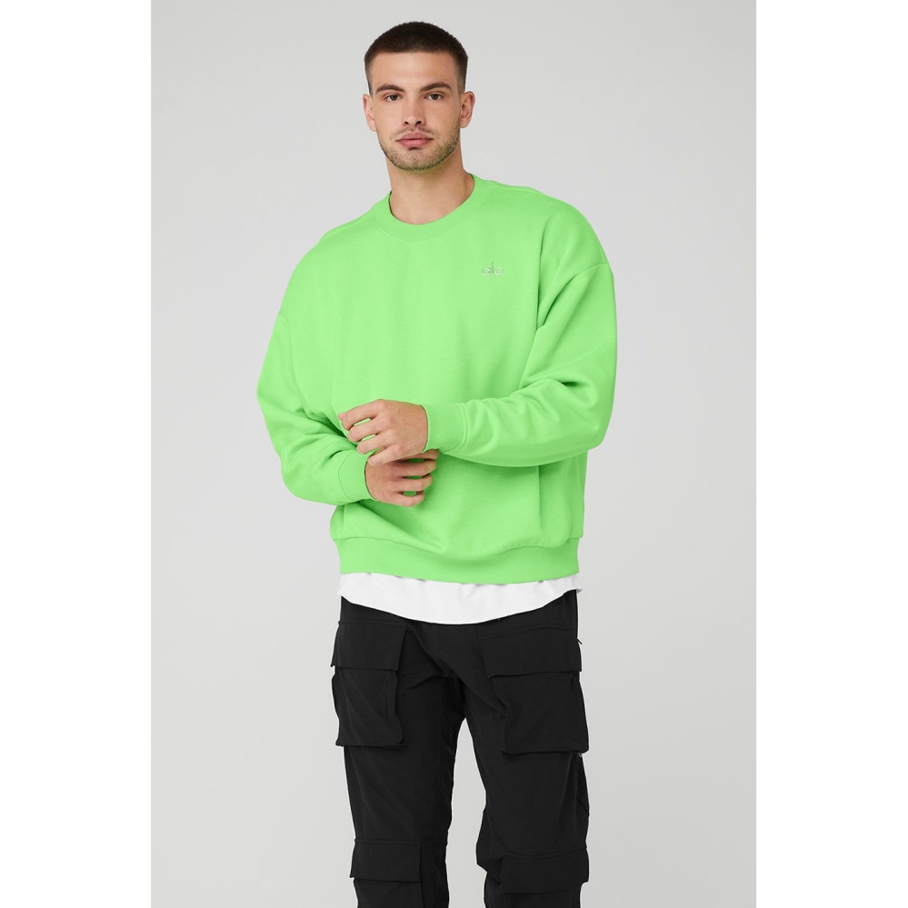 Ropa De Abrigo Alo Yoga Accolade Crew Neck Hombre Verdes | MX-27VUAW