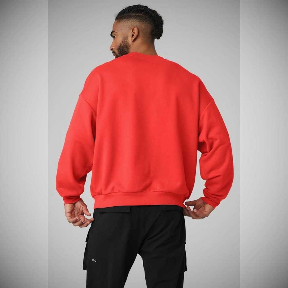 Ropa De Abrigo Alo Yoga Accolade Crew Neck Hombre Rojos | MX-35QSCP