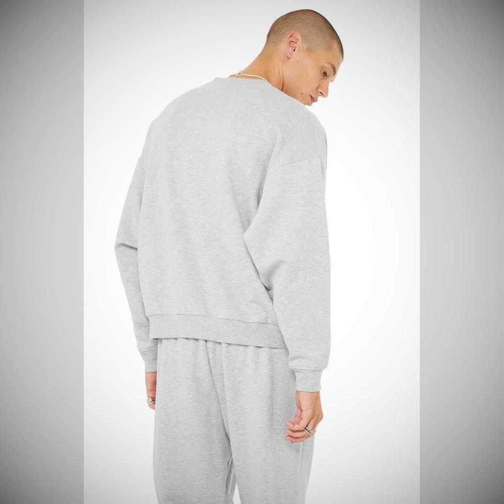 Ropa De Abrigo Alo Yoga Accolade Crew Neck Hombre Grises | MX-90WLUZ