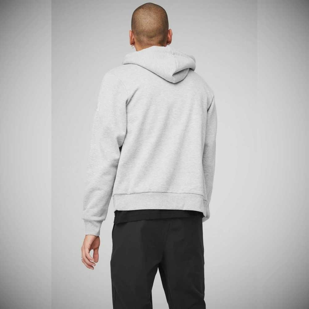 Ropa De Abrigo Alo Yoga Everyday Full Zip Hombre Grises | MX-38MBYW