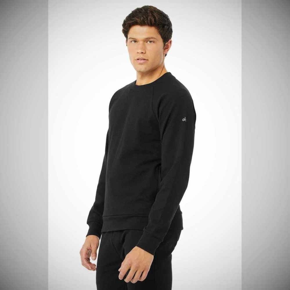 Ropa De Abrigo Alo Yoga Impel Sweatshirt Hombre Negros | MX-69PNFJ