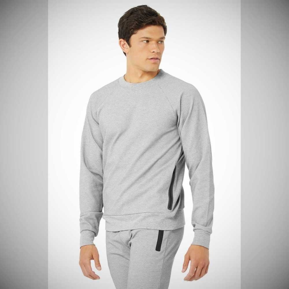 Ropa De Abrigo Alo Yoga Impel Sweatshirt Hombre Grises | MX-94FGZS