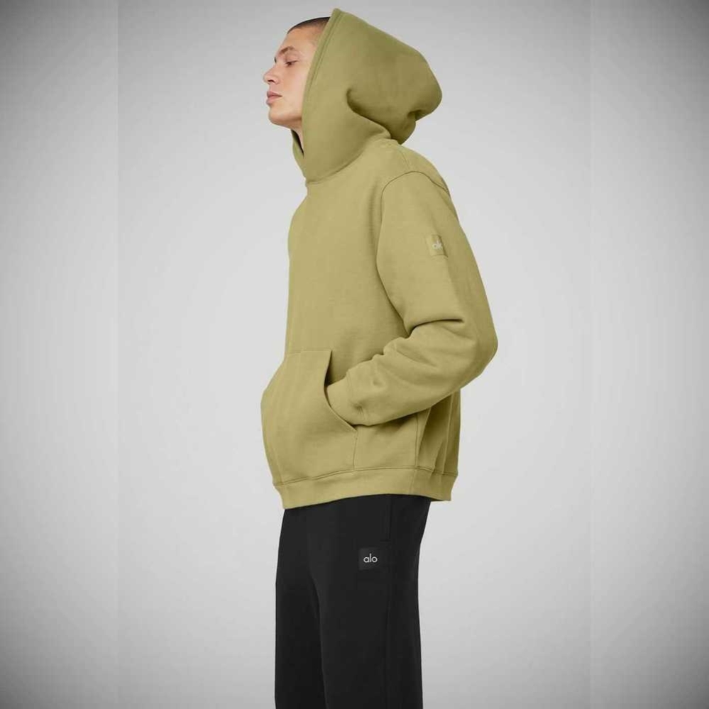 Ropa De Abrigo Alo Yoga Renown Heavy Weight Hombre Wasabi | MX-13BIEV