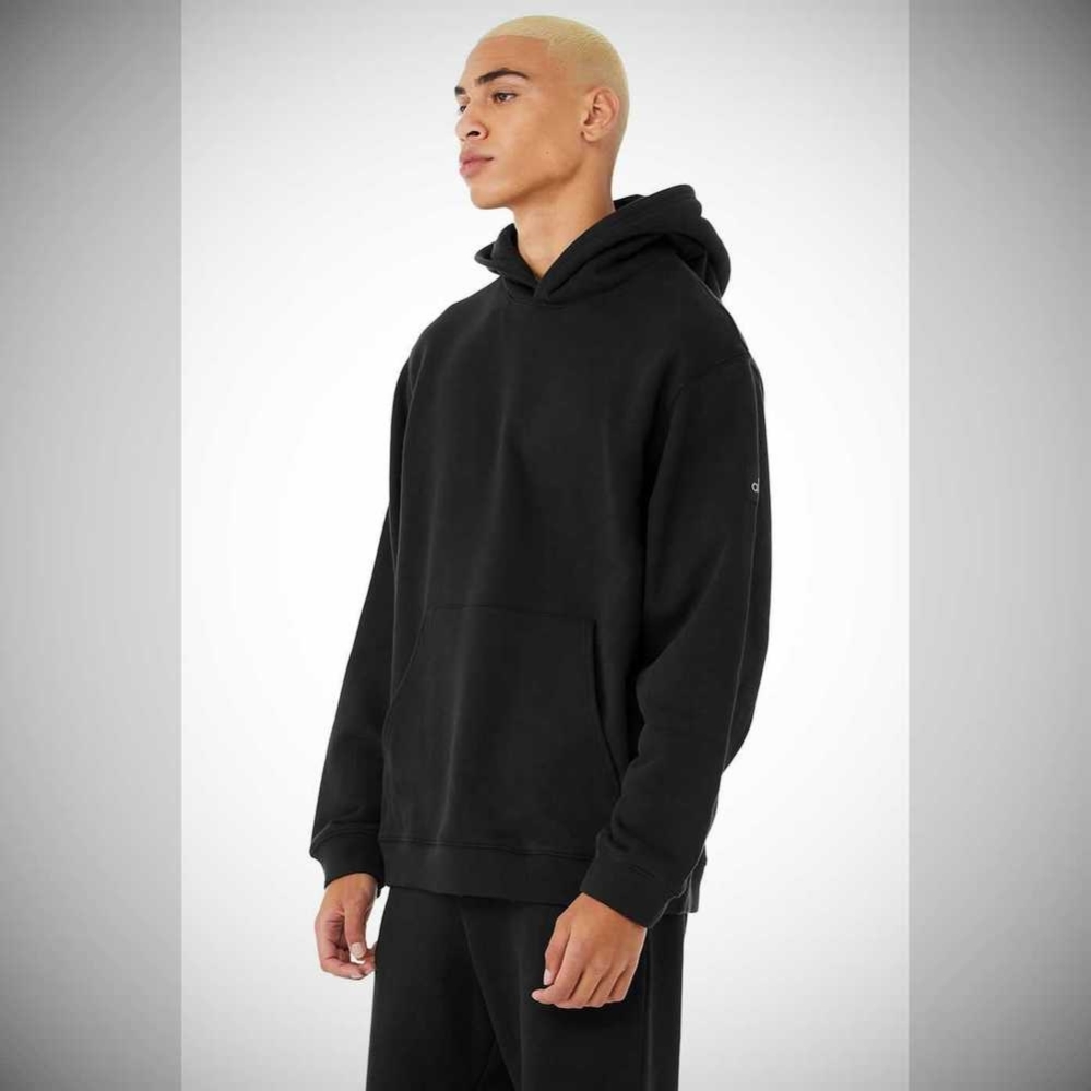 Ropa De Abrigo Alo Yoga Renown Heavy Weight Hombre Negros | MX-20PSEM