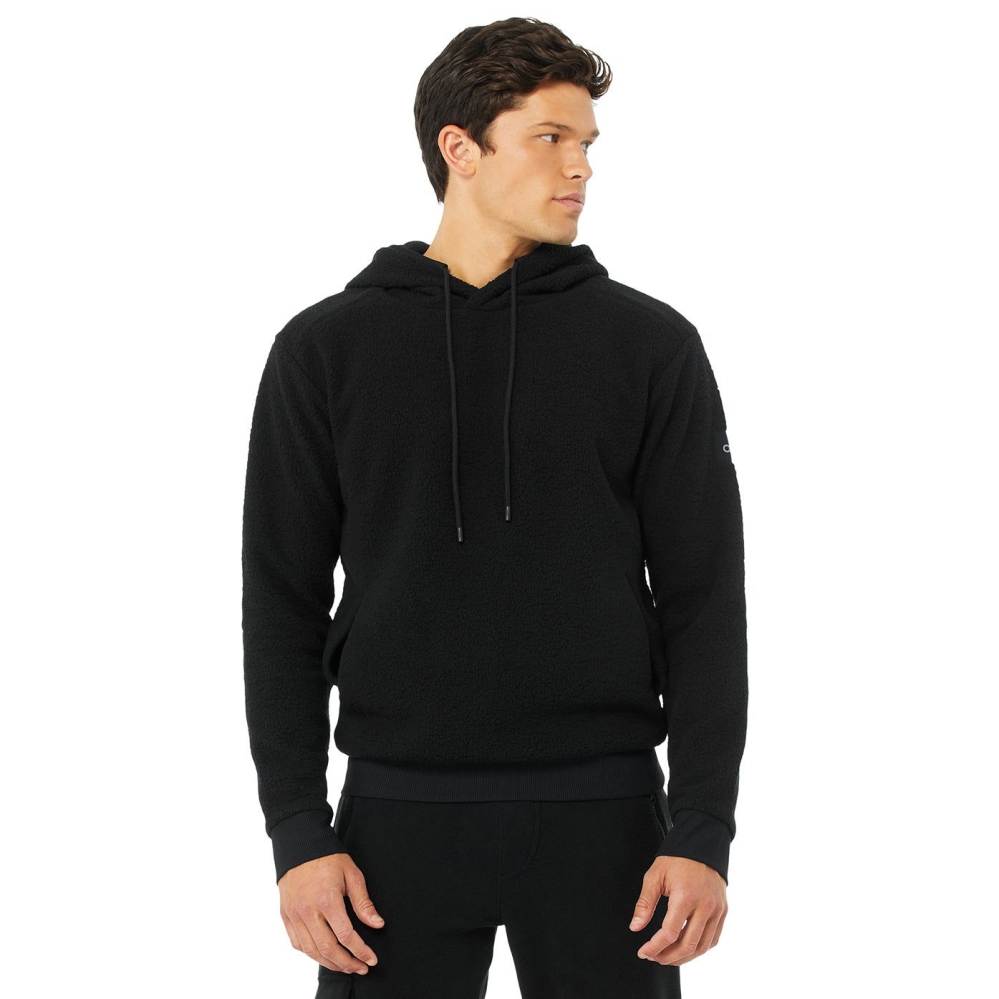 Ropa De Abrigo Alo Yoga Sherpa Hombre Negros | MX-85PQBW