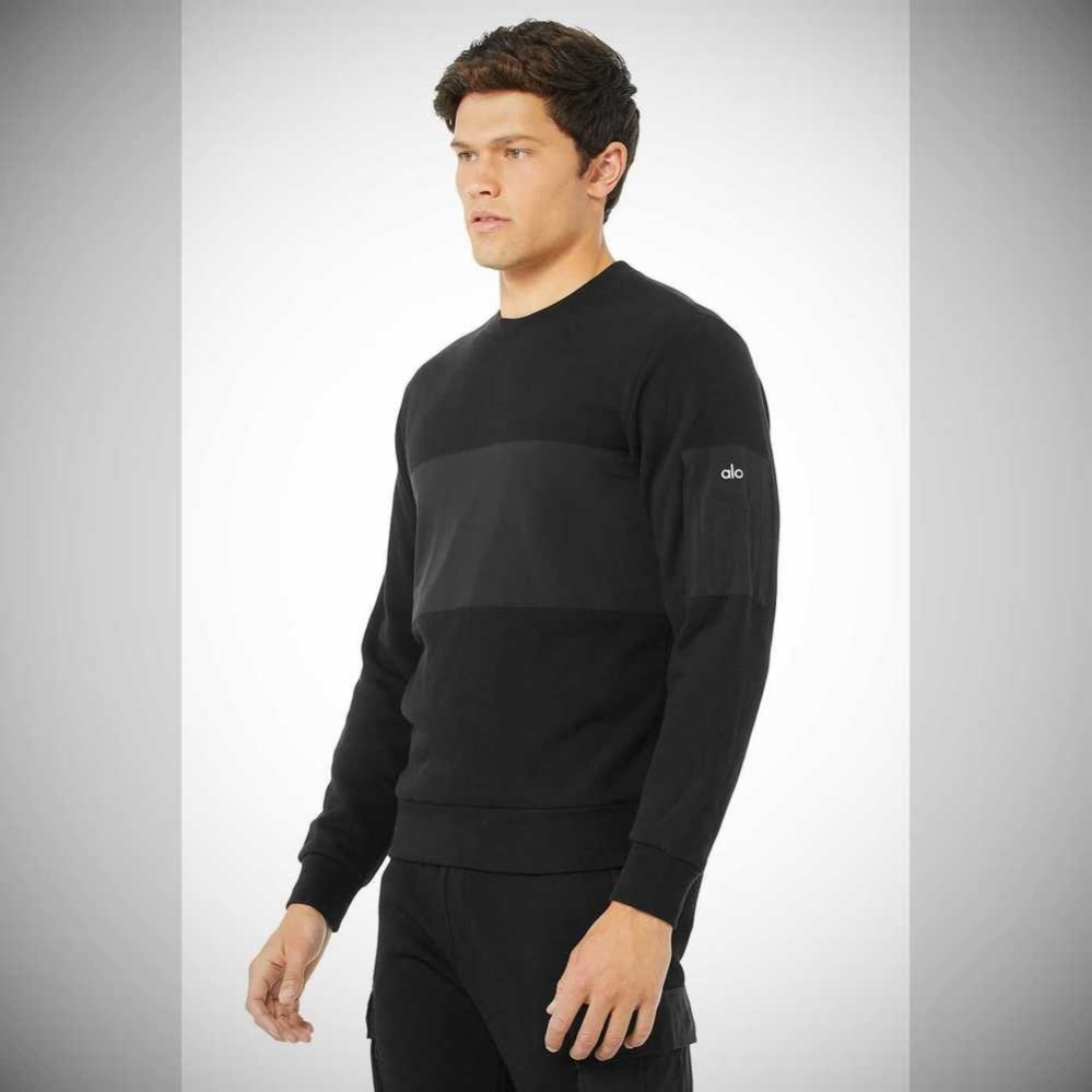 Ropa De Abrigo Alo Yoga Traverse Hombre Negros | MX-95XMDE