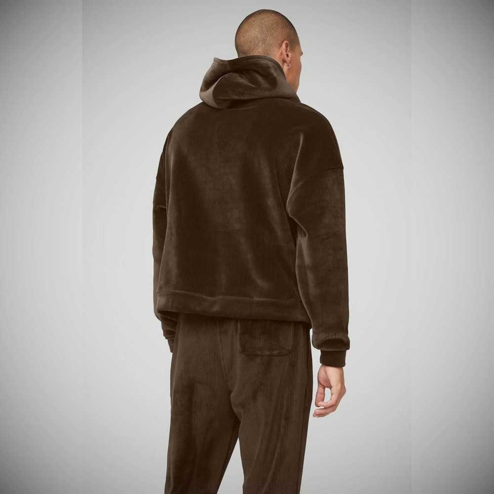 Ropa De Abrigo Alo Yoga Velour Baller Hombre Cafes | MX-31JDVA