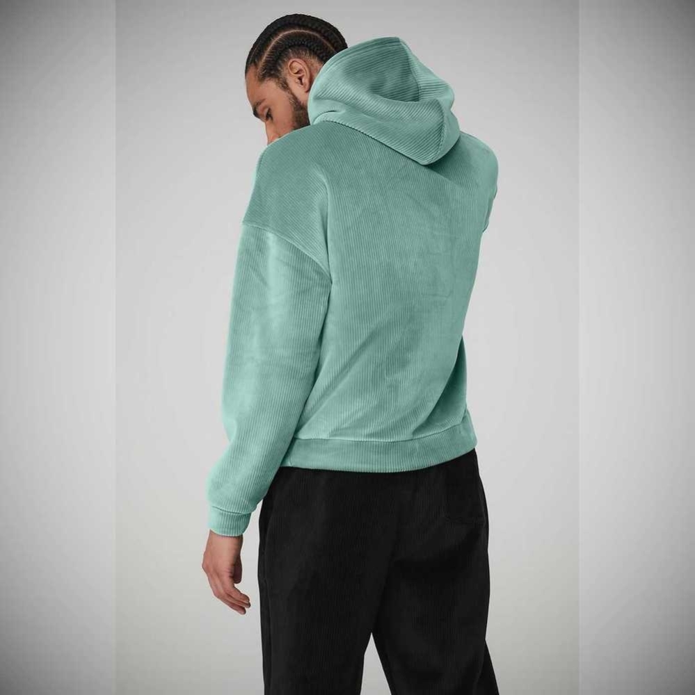 Ropa De Abrigo Alo Yoga Velour Baller Hombre Azules | MX-90SJID