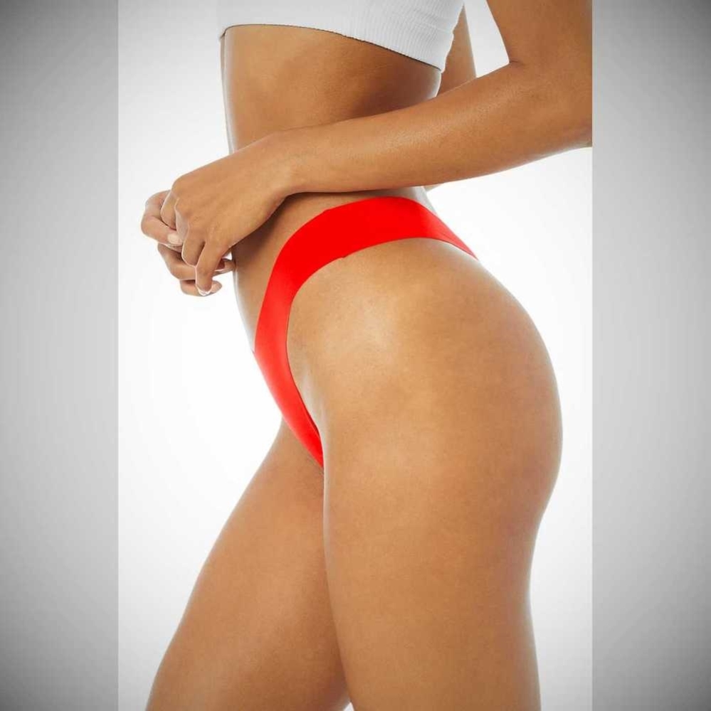 Ropa Interior Alo Yoga Airbrush Invisible Tanga Mujer Cherry | MX-25WBPE