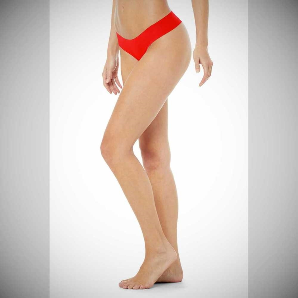 Ropa Interior Alo Yoga Airbrush Invisible Cheeky Mujer Cherry | MX-29PHXQ