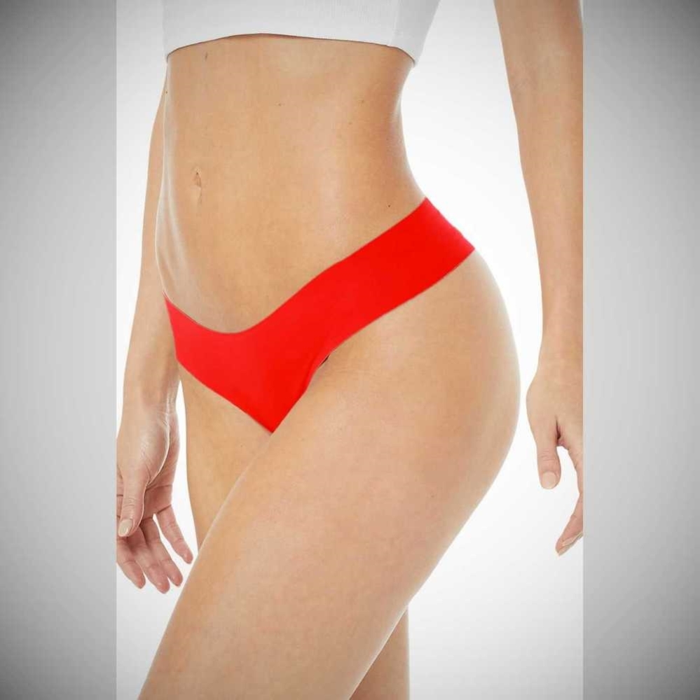 Ropa Interior Alo Yoga Airbrush Invisible Cheeky Mujer Cherry | MX-29PHXQ