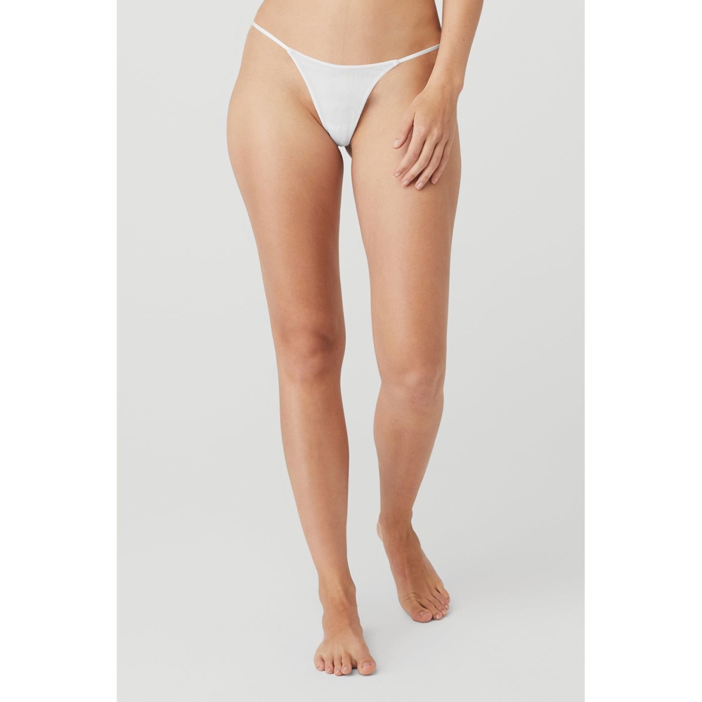 Ropa Interior Alo Yoga Airmesh Venus Tanga Mujer Blancos | MX-85KCGP