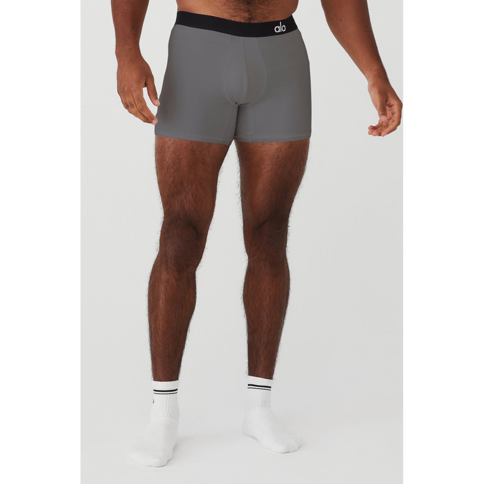 Ropa Interior Alo Yoga Day And Night Boxer Brief Hombre Grises | MX-23DRSM