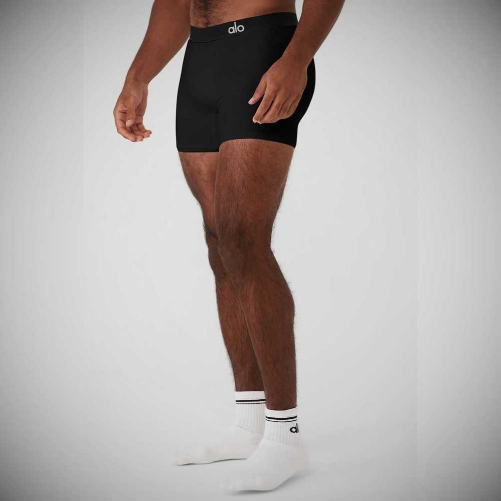 Ropa Interior Alo Yoga Day And Night Boxer Brief Hombre Negros | MX-82ACIH