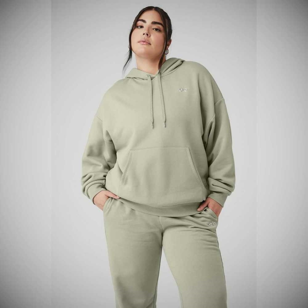 Sudadera Con Capucha Alo Yoga Accolade Mujer Grises | MX-30ZDLK