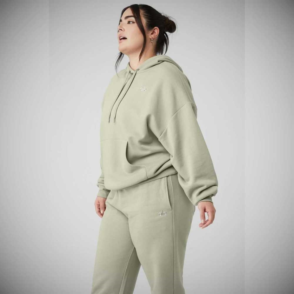 Sudadera Con Capucha Alo Yoga Accolade Mujer Grises | MX-30ZDLK