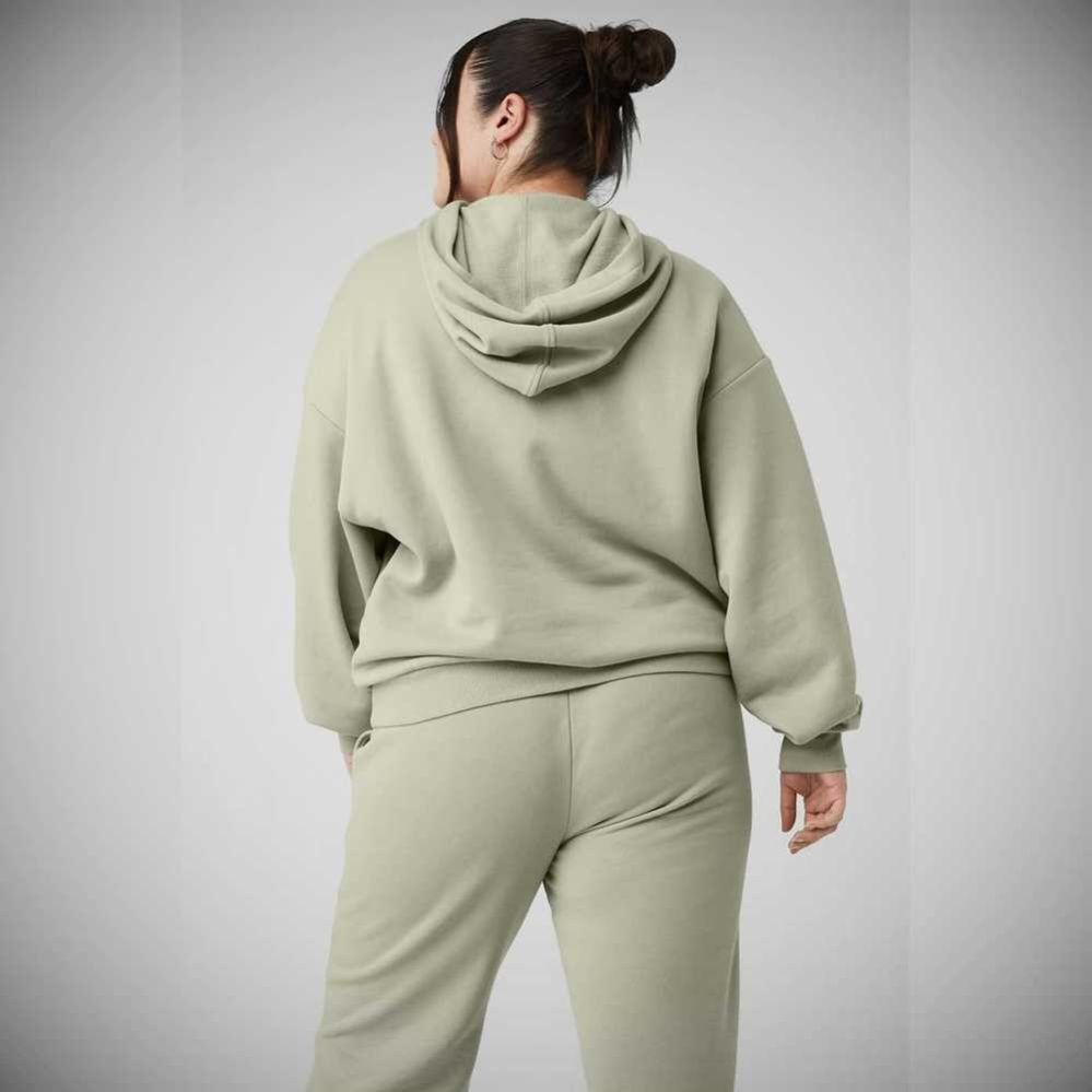 Sudadera Con Capucha Alo Yoga Accolade Mujer Grises | MX-30ZDLK