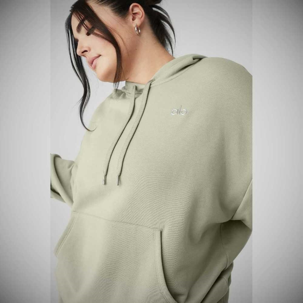 Sudadera Con Capucha Alo Yoga Accolade Mujer Grises | MX-30ZDLK