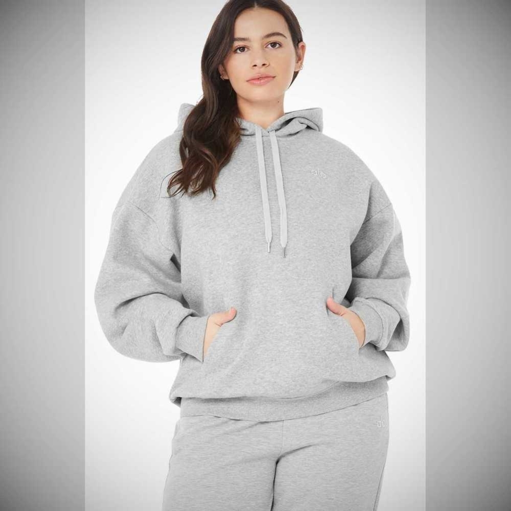 Sudadera Con Capucha Alo Yoga Accolade Mujer Grises | MX-39PDJS