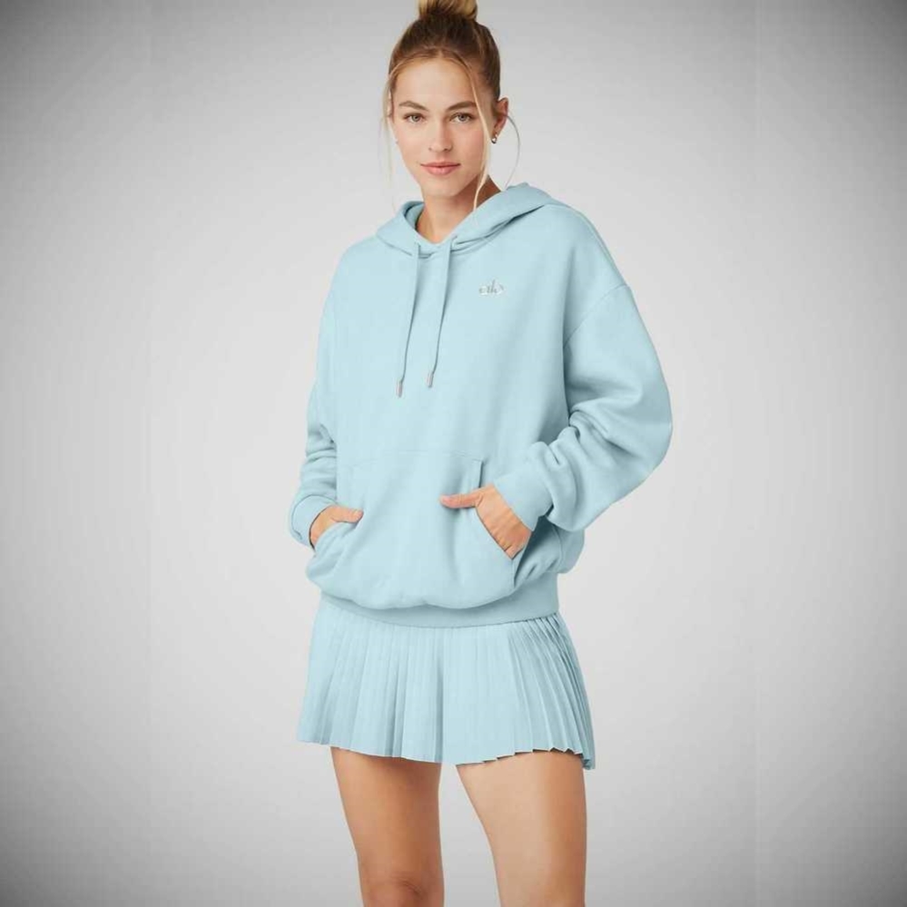 Sudadera Con Capucha Alo Yoga Accolade Mujer Azules | MX-68ICAK