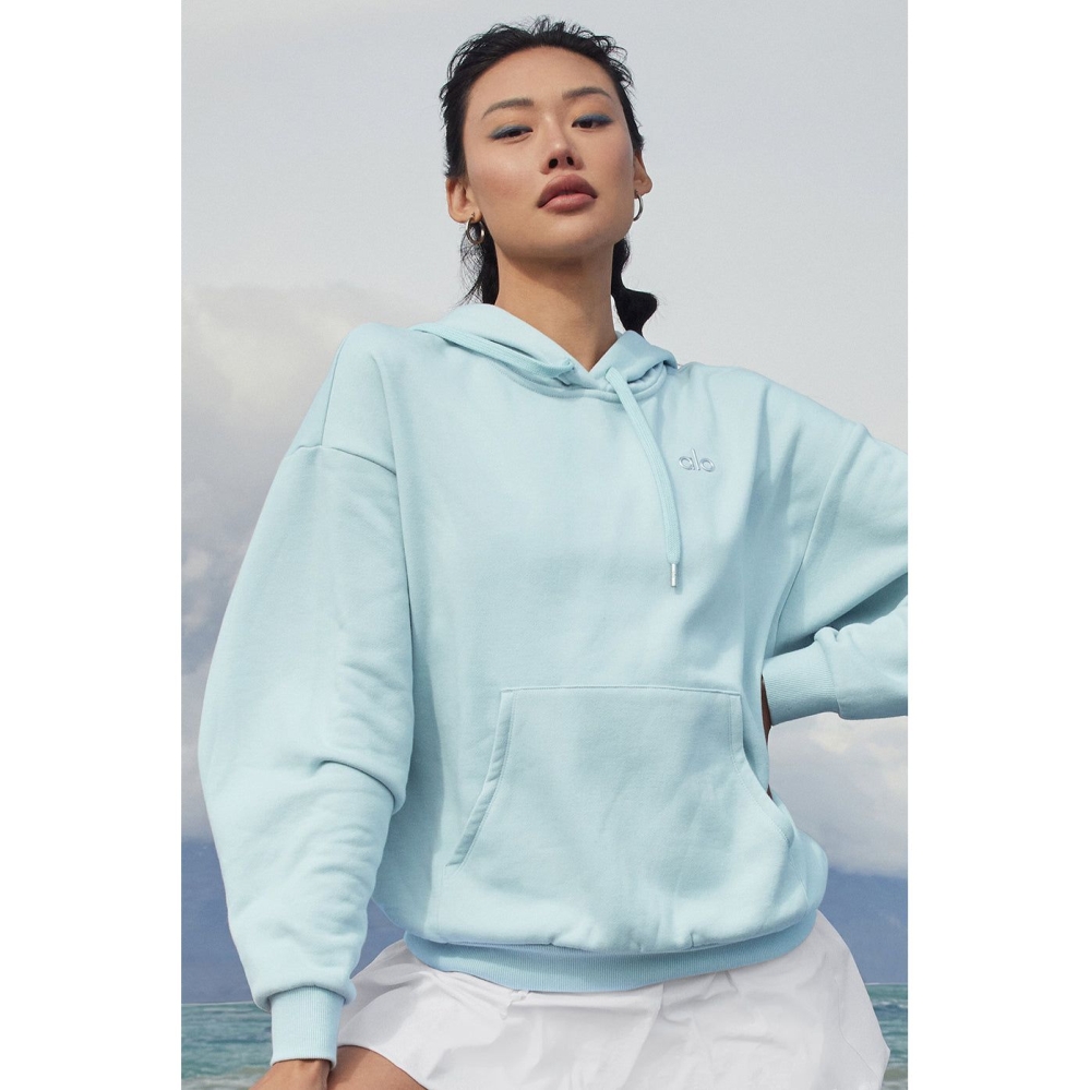 Sudadera Con Capucha Alo Yoga Accolade Mujer Azules | MX-68ICAK