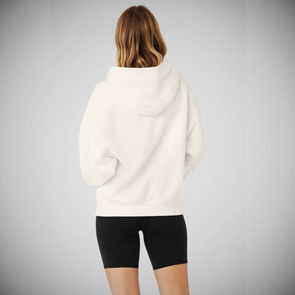 Sudadera Con Capucha Alo Yoga Accolade Mujer Blancos | MX-70CHLY