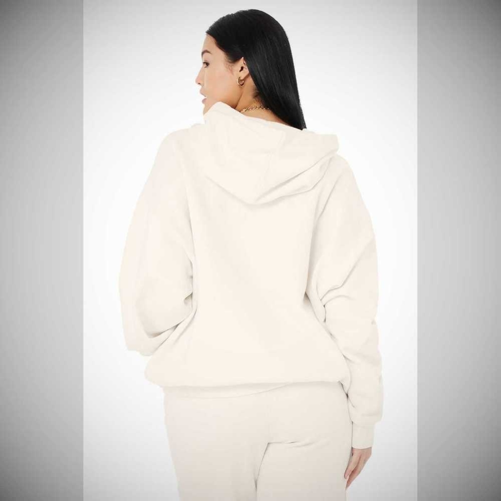 Sudadera Con Capucha Alo Yoga Accolade Mujer Blancos | MX-70CHLY