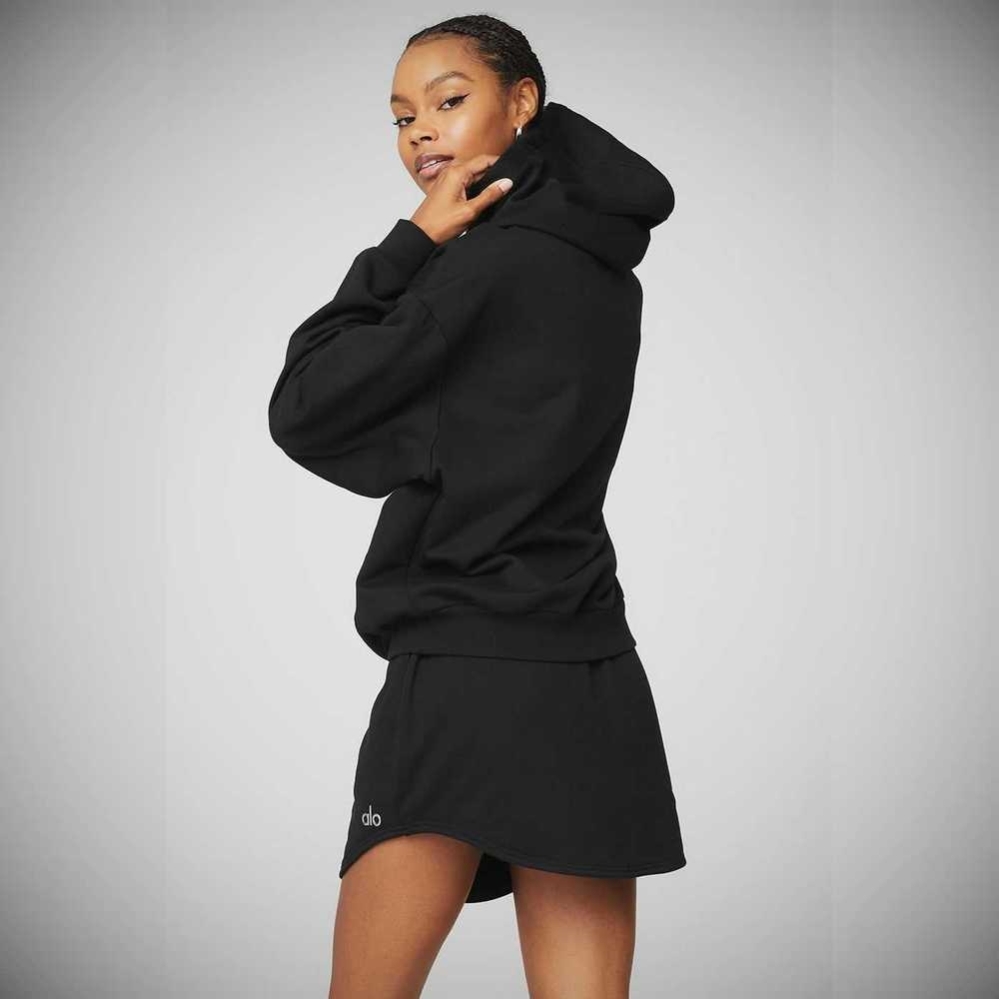 Sudadera Con Capucha Alo Yoga Accolade Mujer Negros | MX-95GDAX