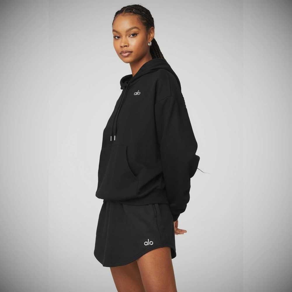 Sudadera Con Capucha Alo Yoga Accolade Mujer Negros | MX-95GDAX