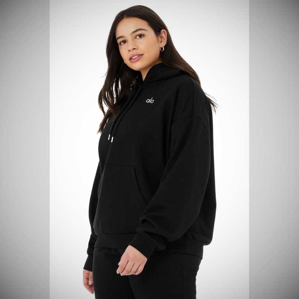 Sudadera Con Capucha Alo Yoga Accolade Mujer Negros | MX-95GDAX