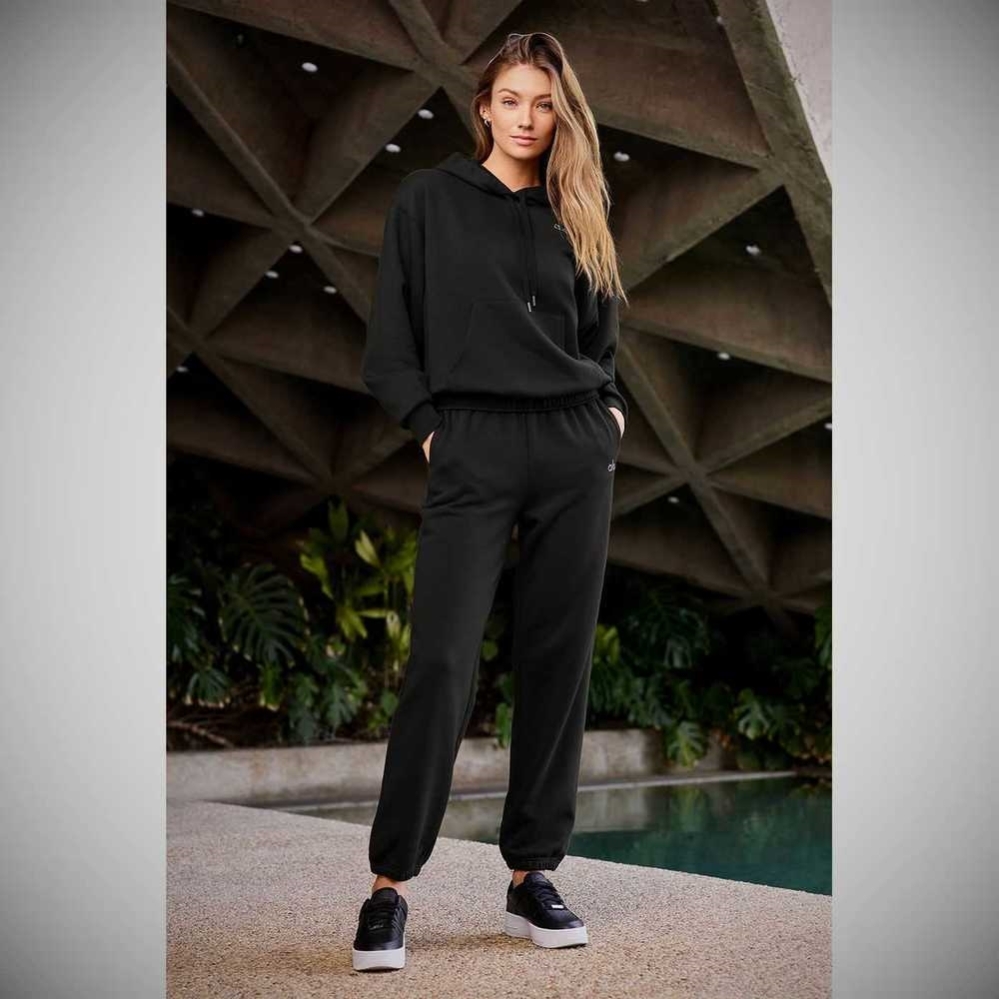 Sudadera Con Capucha Alo Yoga Accolade Mujer Negros | MX-95GDAX