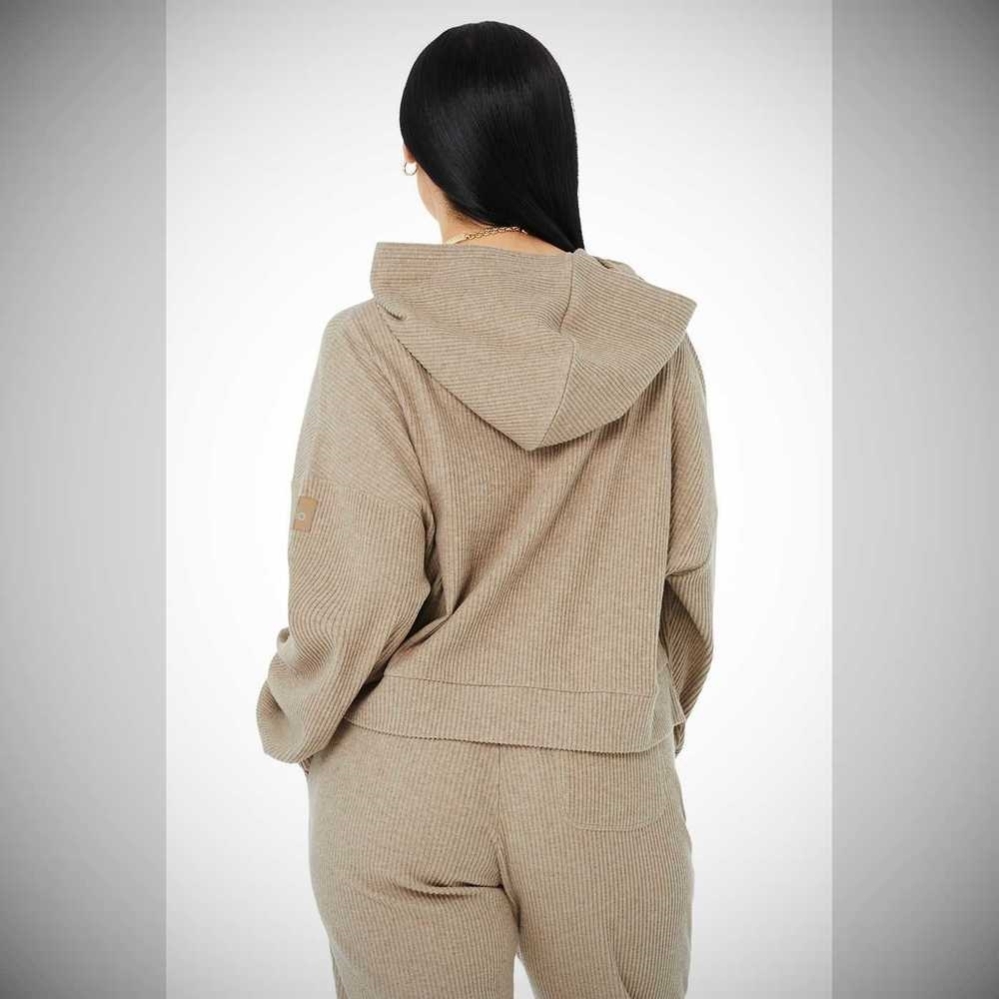 Sudadera Con Capucha Alo Yoga Muse Mujer Marrom | MX-48FBYR