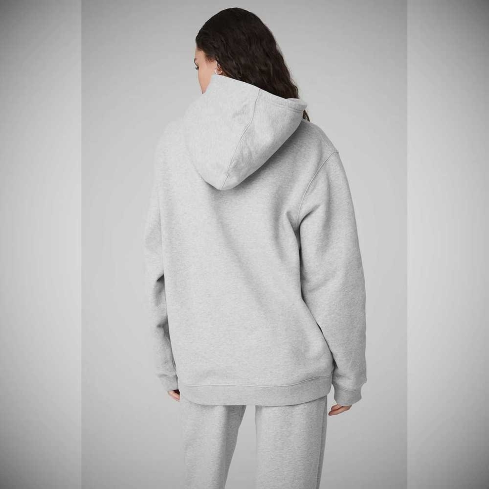 Sudadera Con Capucha Alo Yoga Renown Heavy Weight Mujer Grises | MX-34CJXW