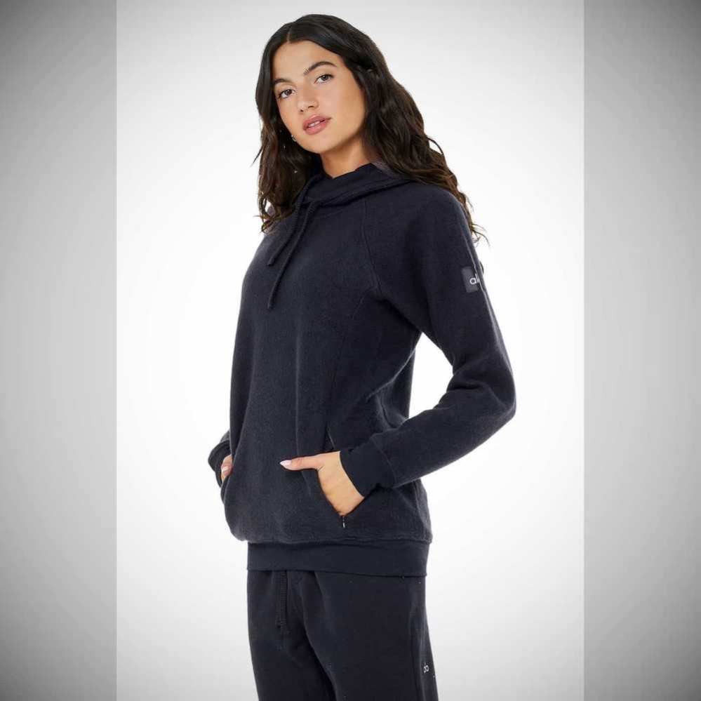 Sudadera Con Capucha Alo Yoga The Triumph Mujer Azul Marino | MX-40GCLU