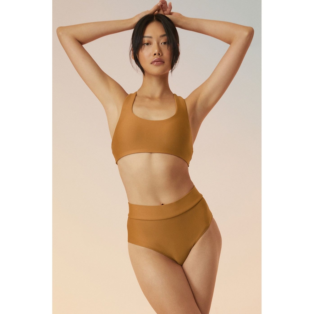 Sujetadores Alo Yoga Airlift Advantage Racerback Mujer Toffee | MX-12UIOE