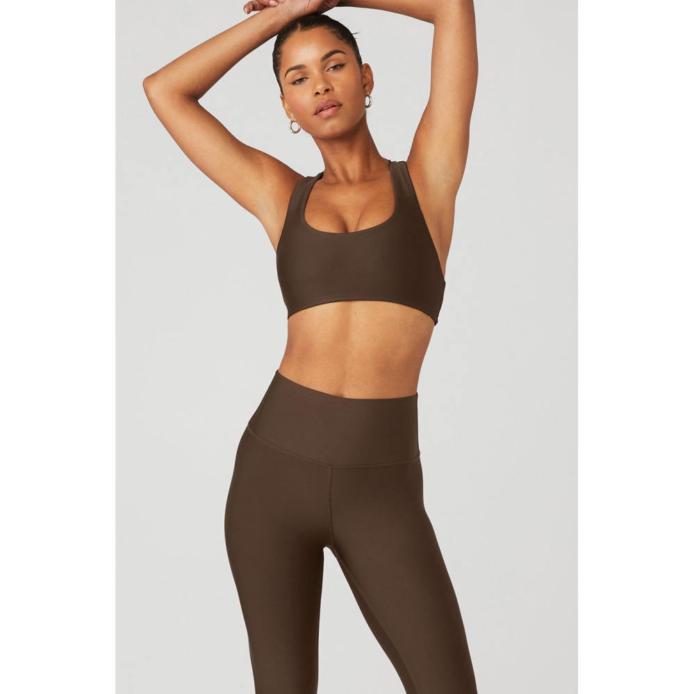 Sujetadores Alo Yoga Airlift Advantage Racerback Mujer Cafes | MX-36ZEFK